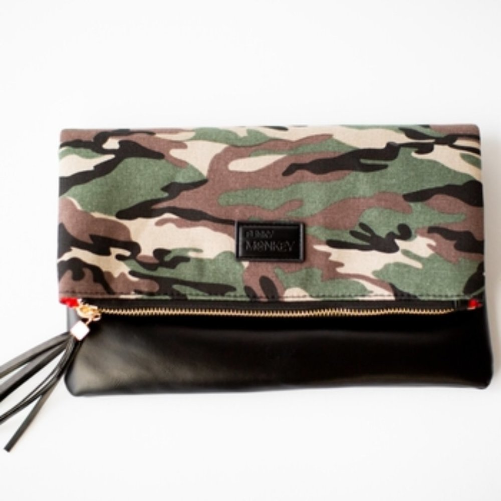 Fold Over Clutch - Camo